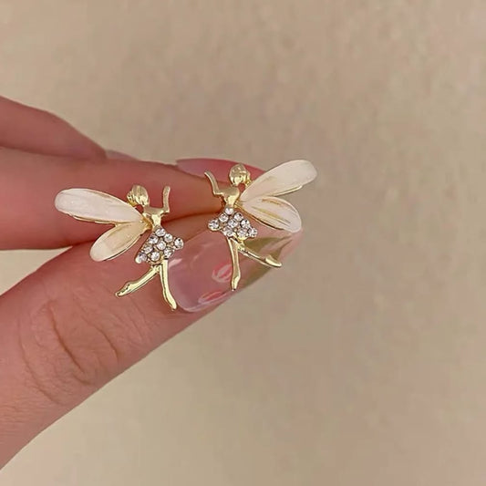 Korean-Style Fairy Stud Earrings